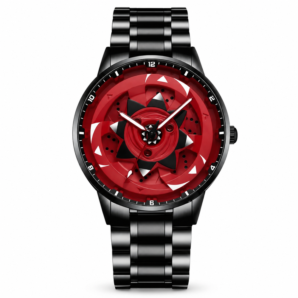 Crimson Engine Men's Luxury Wristwatch