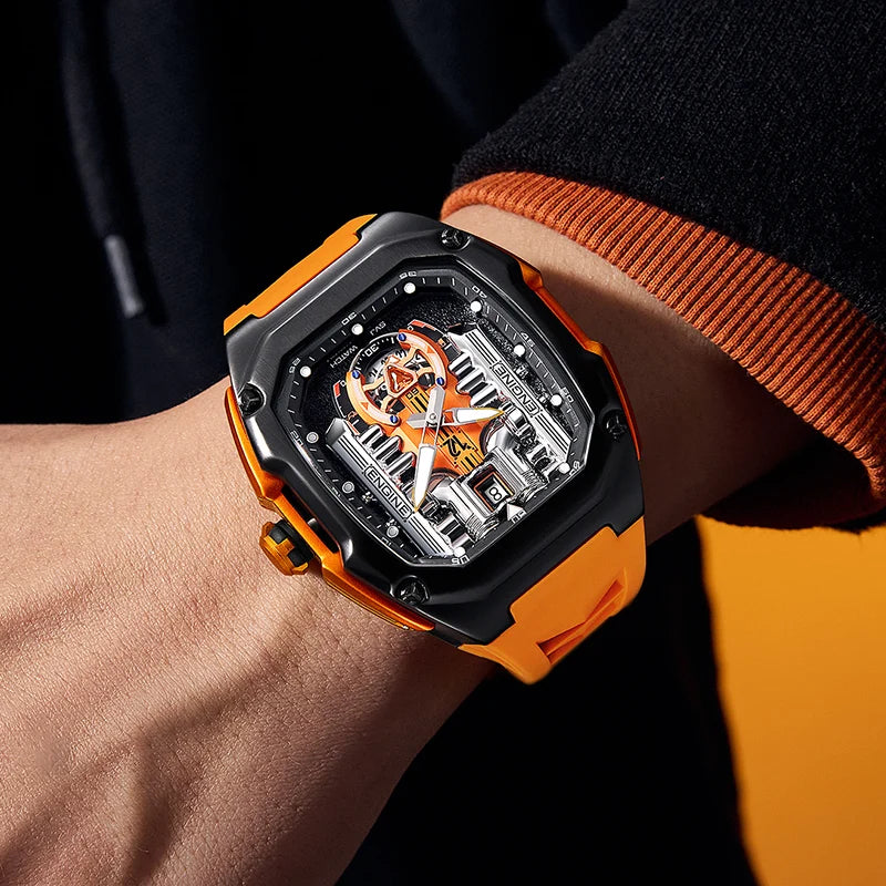 Phantom V12 Engine Men's Luxury Watch