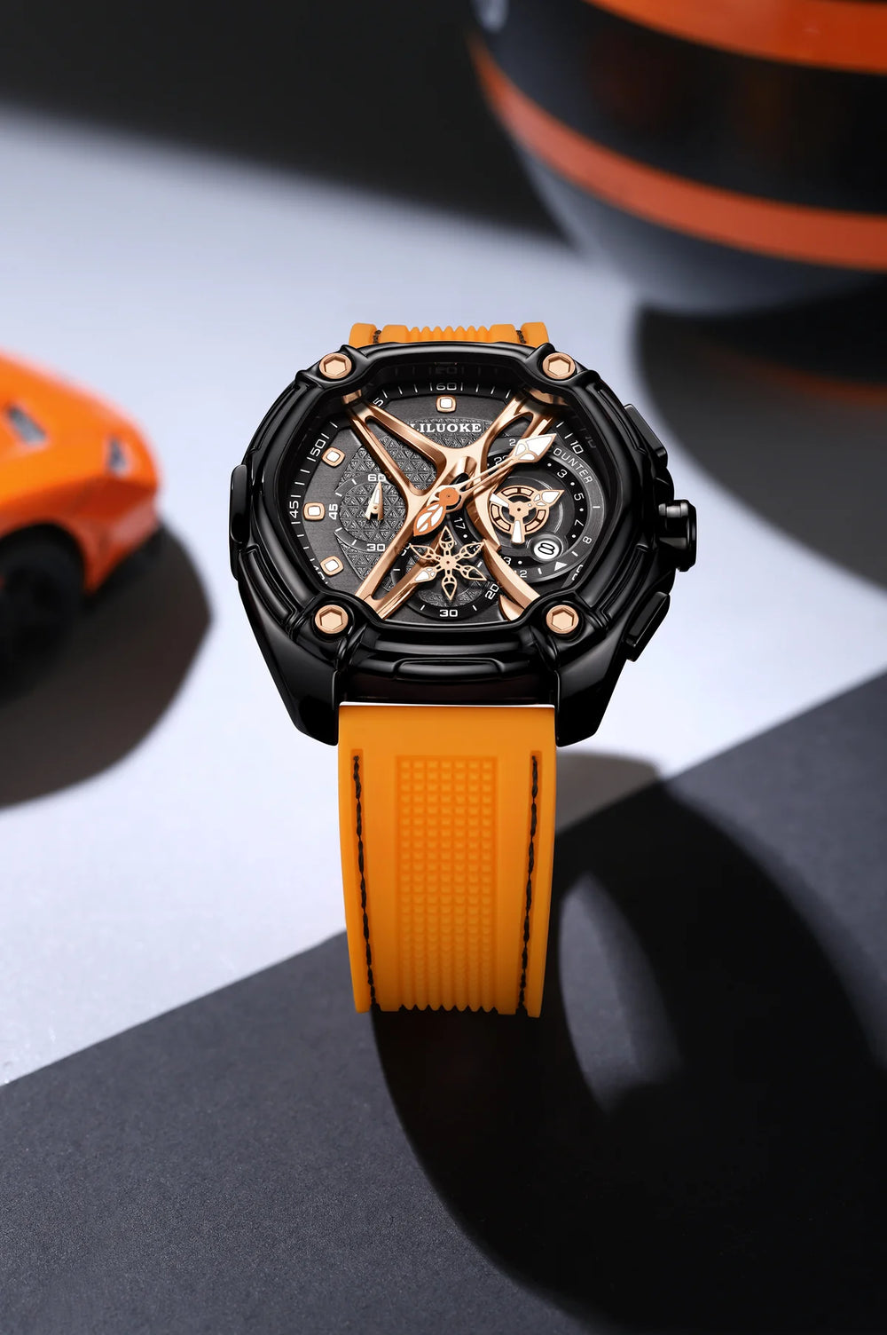 IronFrame Men's Luxury Skeleton Chronograph