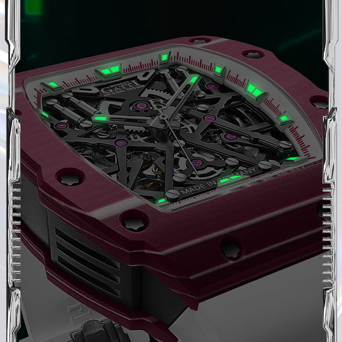 Mont Calibre Red Carbon Fiber Series Automatic Watch