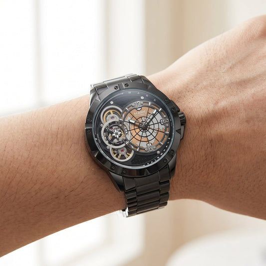 ORBIMAR Royal Skeleton Automatic Watch