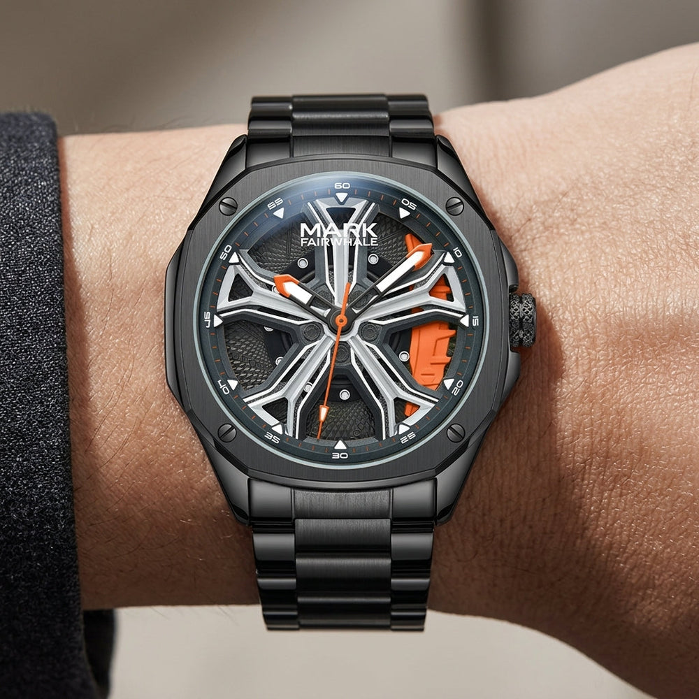 STEELORIX Royal Skeleton Automatic Watch