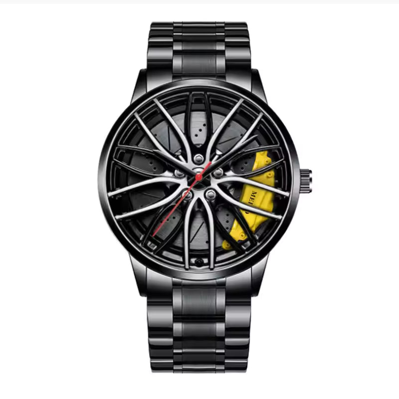 Velocity X7 Multi-Layer Mechanical-Style Men’s Wheel Watch
