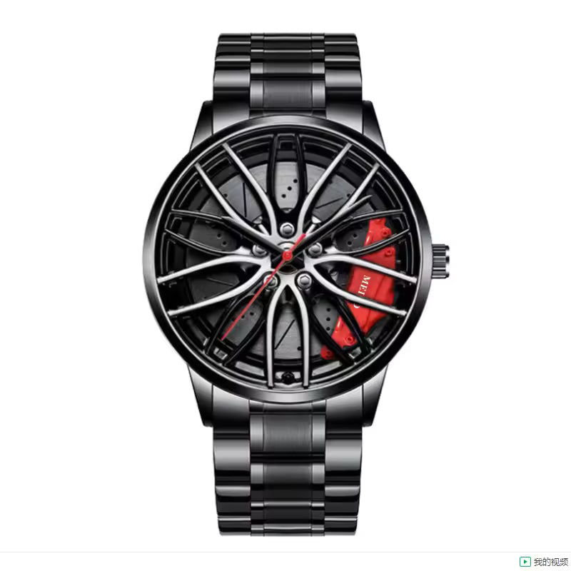 Velocity X7 Multi-Layer Mechanical-Style Men’s Wheel Watch