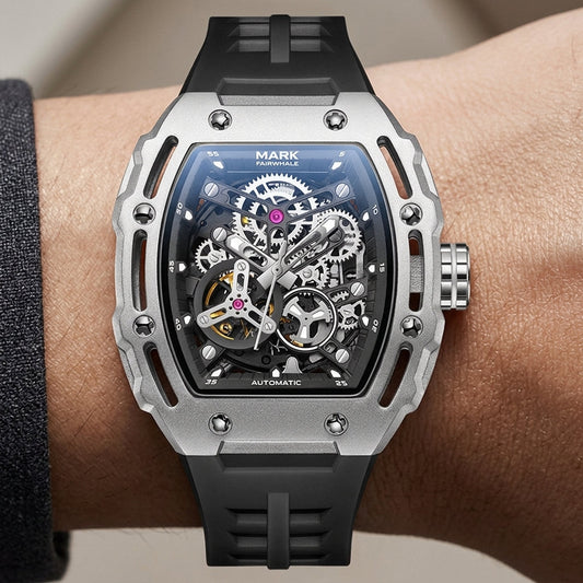BARRELIX Royal Skeleton Automatic Watch