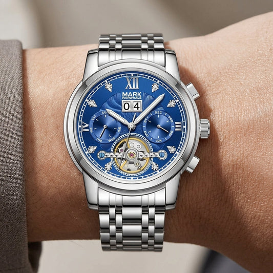 TOURVION Royal Skeleton Automatic Watch