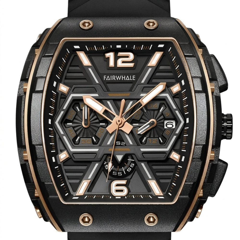 CLIREDOX Vintage Royal Skeleton Automatic Watch