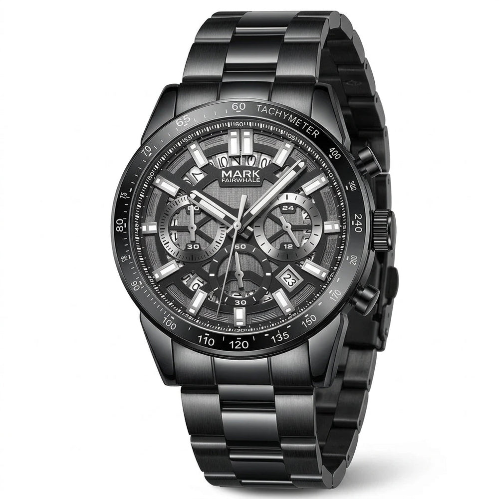 ONYXARON Royal Skeleton Automatic Watch