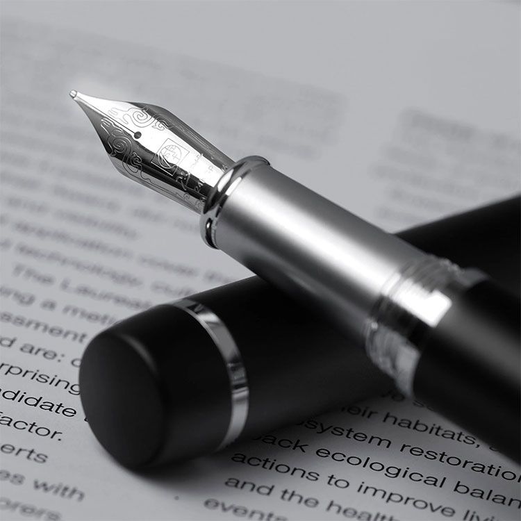 Mechanical Watch Pen with Skeleton Movement | OEM Factory