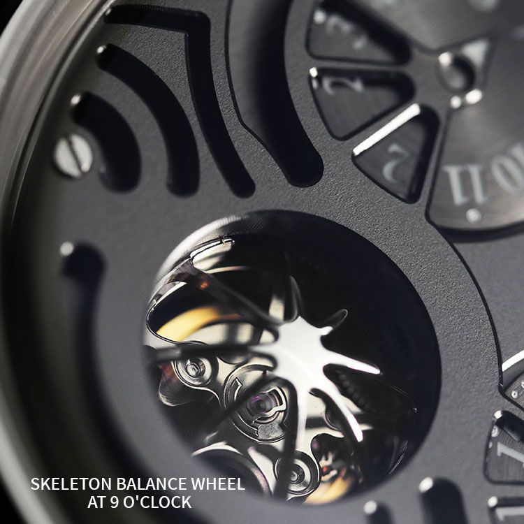 Custom Shadow Vortex Watches | Dual Dial NH35 Automatic OEM