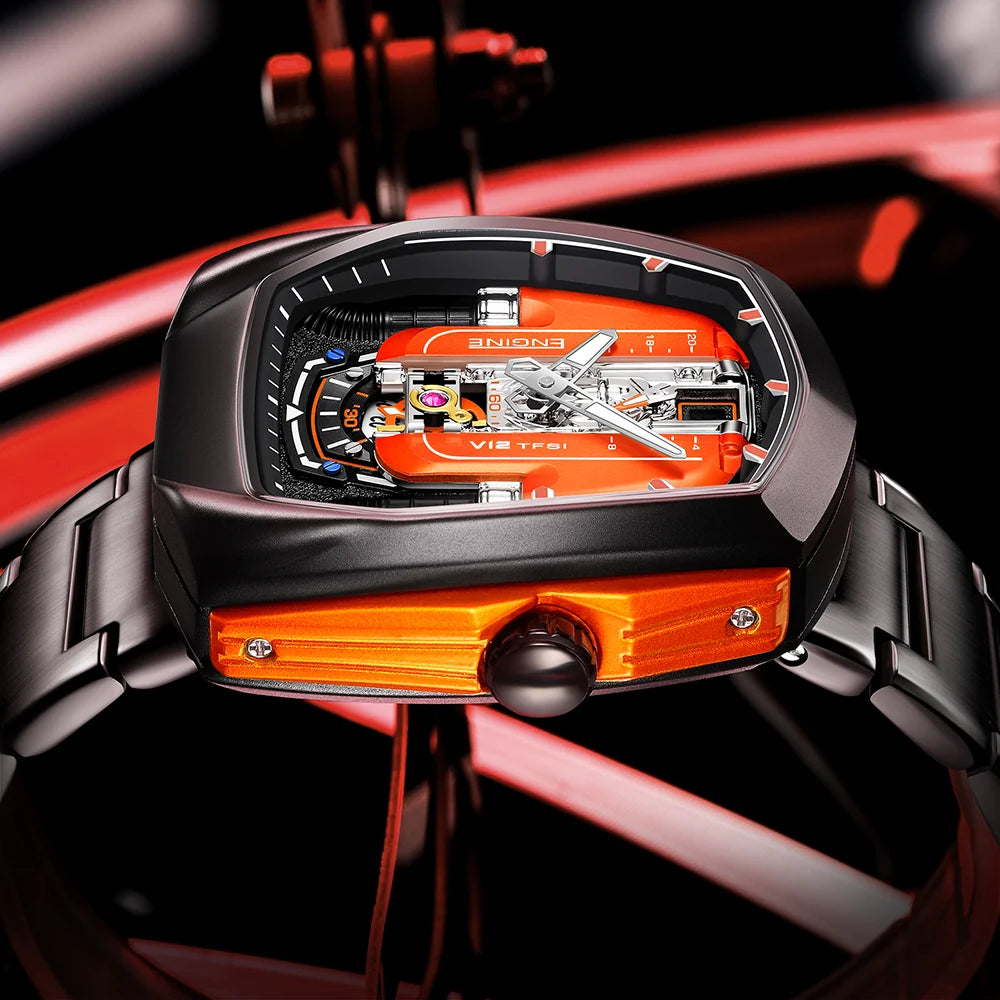 TurboEngine Men's Sports Wristwatch