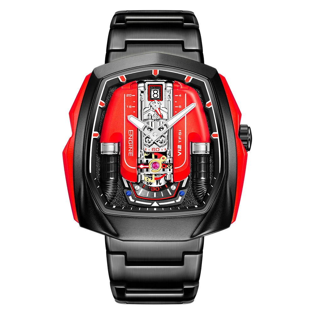 TurboEngine Men's Sports Wristwatch