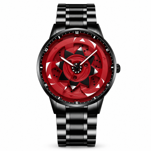 Crimson Engine Men's Luxury Wristwatch