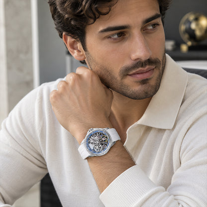 AEROVEX Royal Skeleton Automatic Watch