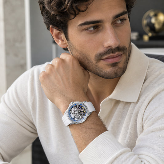 AEROVEX Royal Skeleton Automatic Watch