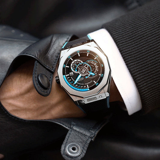 Mont Calibre Blue Speed Series Automatic Watch