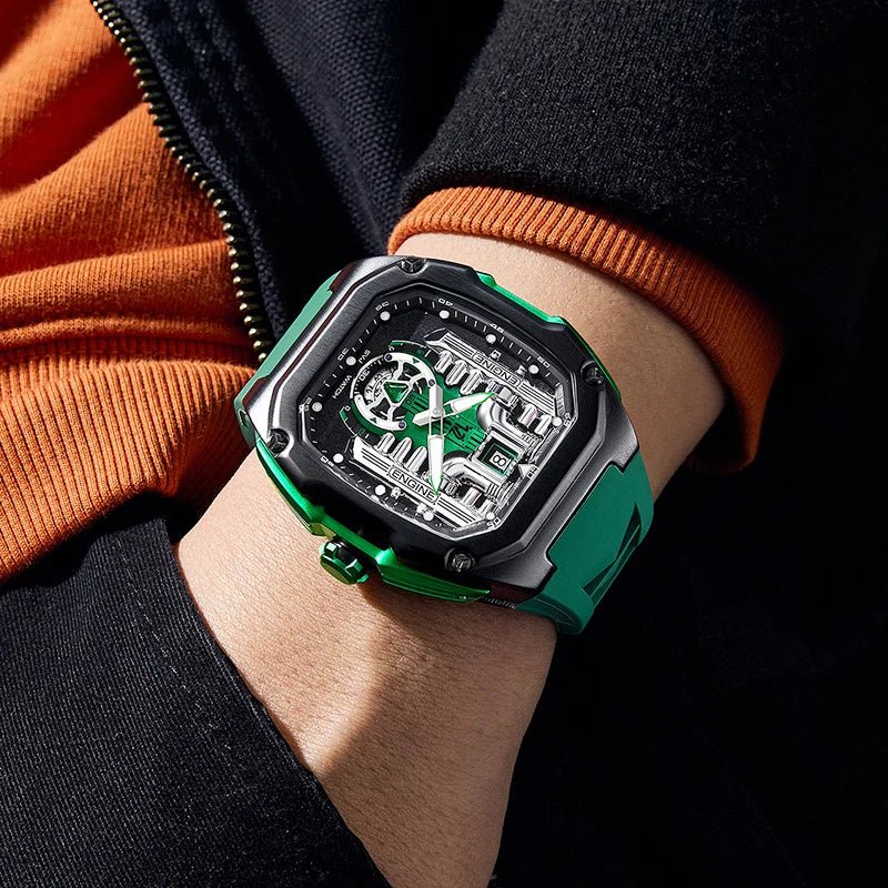 Phantom V12 Engine Men's Luxury Watch