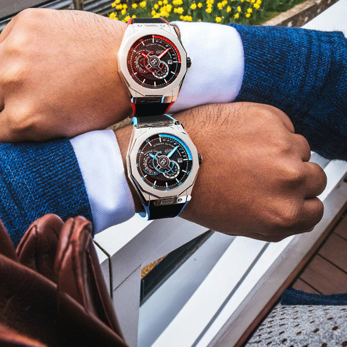 Mont Calibre Blue Speed Series Automatic Watch