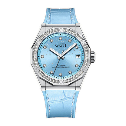 Mont Calibre White Glow Series Automatic Women Watch