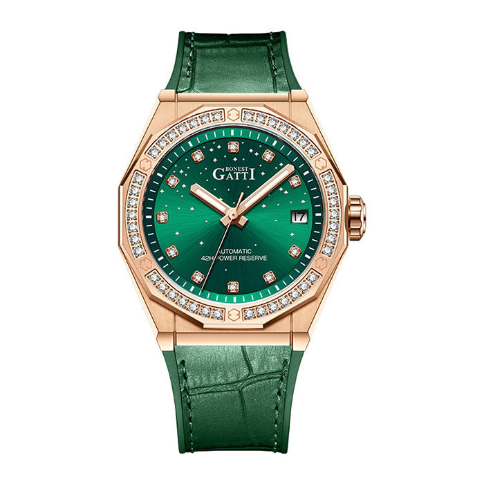 Mont Calibre White Glow Series Automatic Women Watch