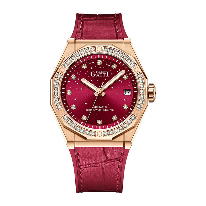 Mont Calibre White Glow Series Automatic Women Watch