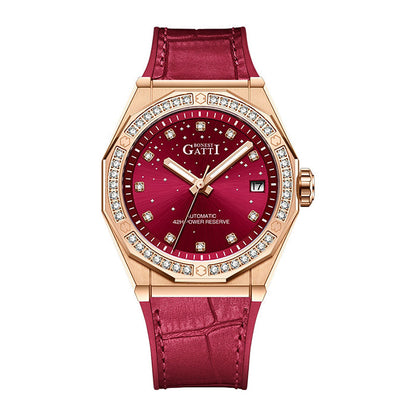 Mont Calibre White Glow Series Automatic Women Watch