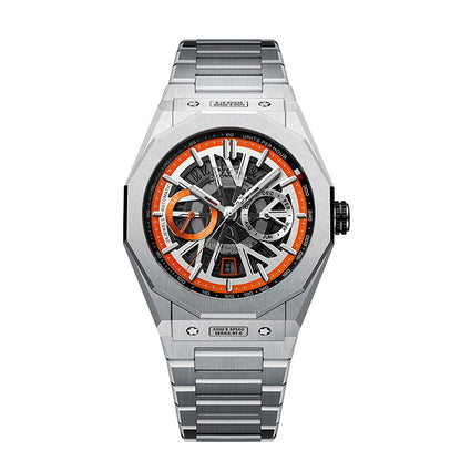 Mont Calibre Blue King Speed Stainless Steel Series Automatic Watch