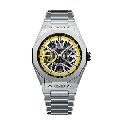Mont Calibre Blue King Speed Stainless Steel Series Automatic Watch