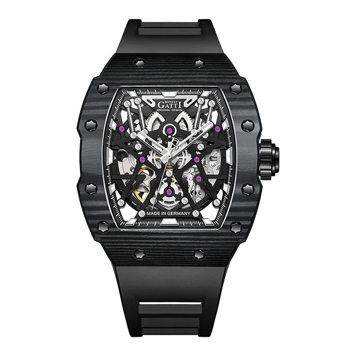 Mont Calibre Red Carbon Fiber Series Automatic Watch