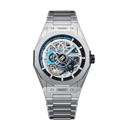 Mont Caliber Blue Super Speed Stainless Steel Automatic Watch