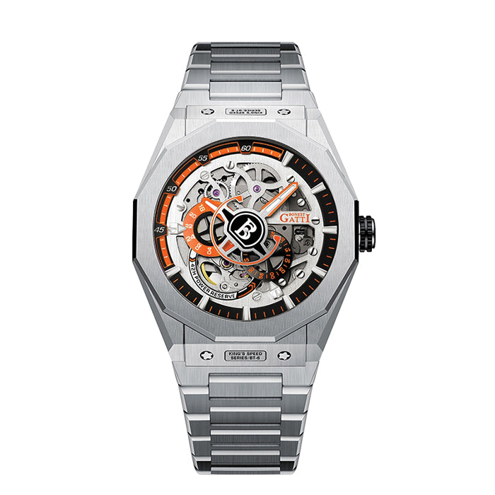 Mont Caliber Blue Super Speed Stainless Steel Automatic Watch