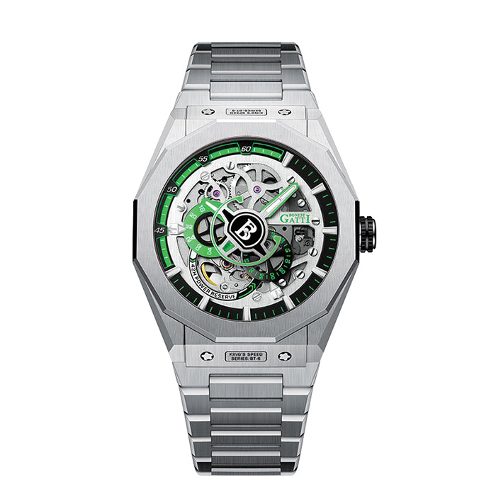 Mont Caliber Blue Super Speed Stainless Steel Automatic Watch