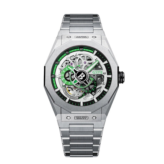 Mont Caliber Blue Super Speed Stainless Steel Automatic Watch