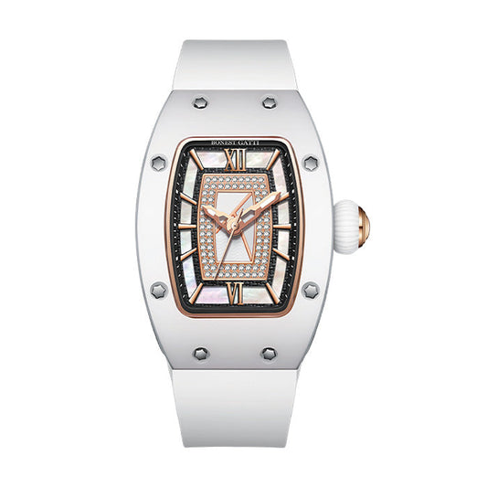 Mont Calibre White Glow Series Automatic Women Watch