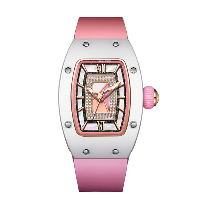Mont Calibre White Glow Series Automatic Women Watch