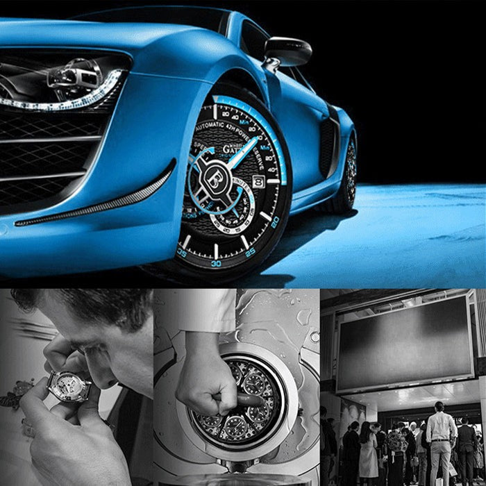 Mont Calibre Blue Dynamic Series Automatic Watch