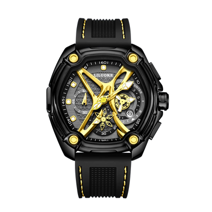 IronFrame Men's Luxury Skeleton Chronograph