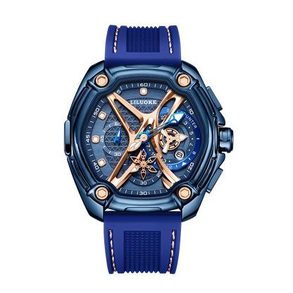 IronFrame Men's Luxury Skeleton Chronograph