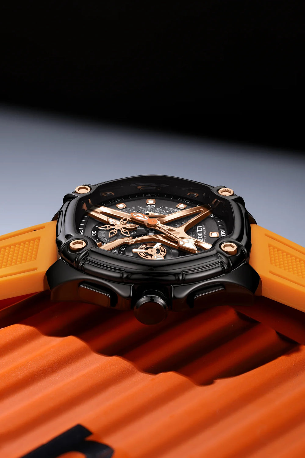 IronFrame Men's Luxury Skeleton Chronograph