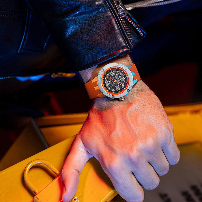Mont Calibre Orange Cosmos Series Automatic Watch