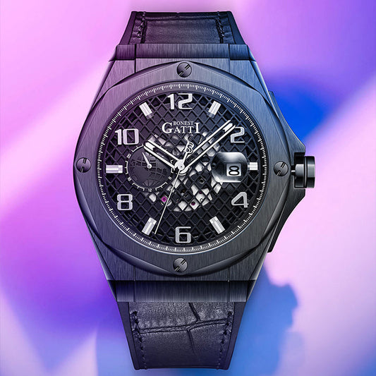 Mont Calibre Black Cosmos Series Automatic Watch