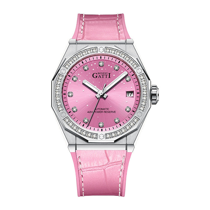 Mont Calibre White Glow Series Automatic Women Watch