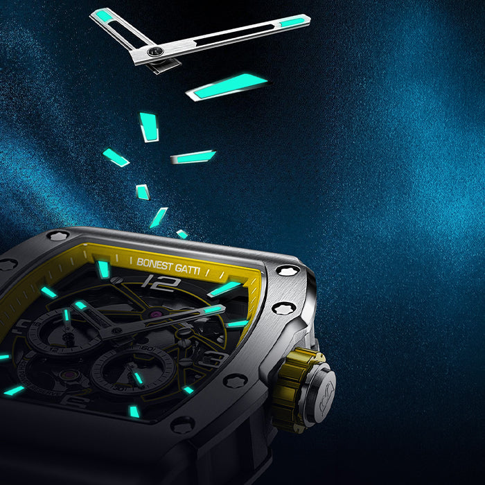 Mont Calibre Yellow Extreme Series Automatic Watch