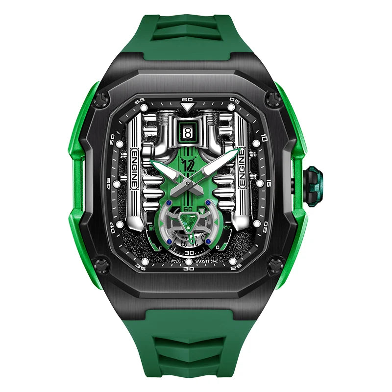 Phantom V12 Engine Men's Luxury Watch