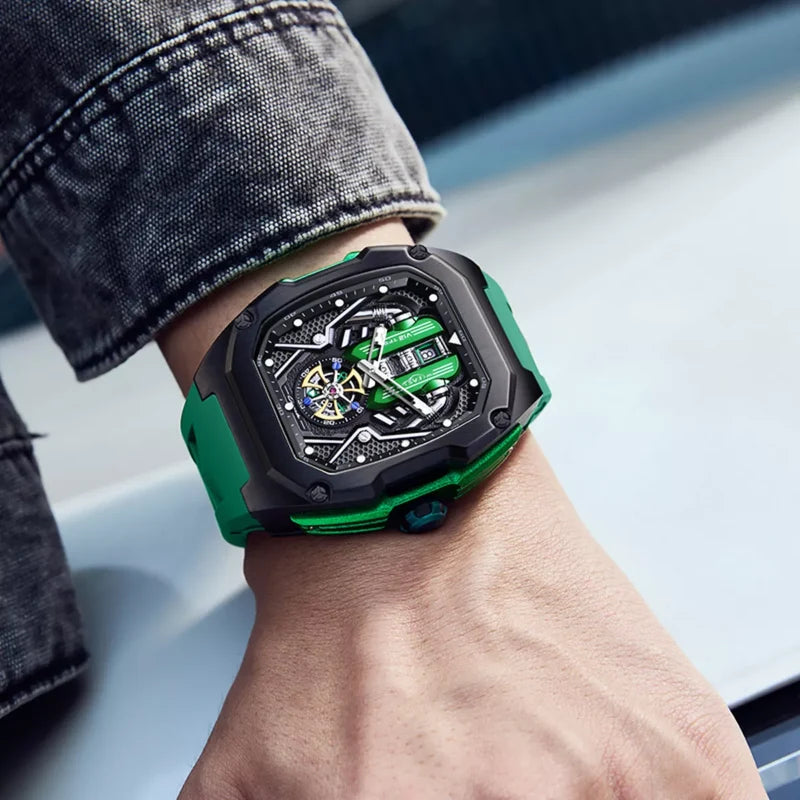 Redline X Men's Luxury Skeleton Watch
