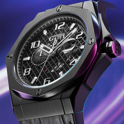 Mont Calibre Black Cosmos Series Automatic Watch