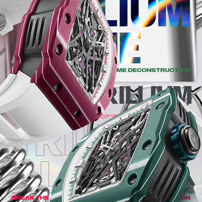 Mont Calibre Red Carbon Fiber Series Automatic Watch