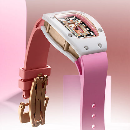 Mont Calibre White Glow Series Automatic Women Watch