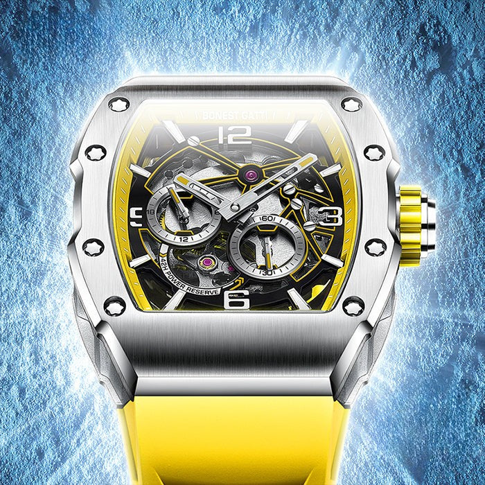 Mont Calibre Yellow Extreme Series Automatic Watch