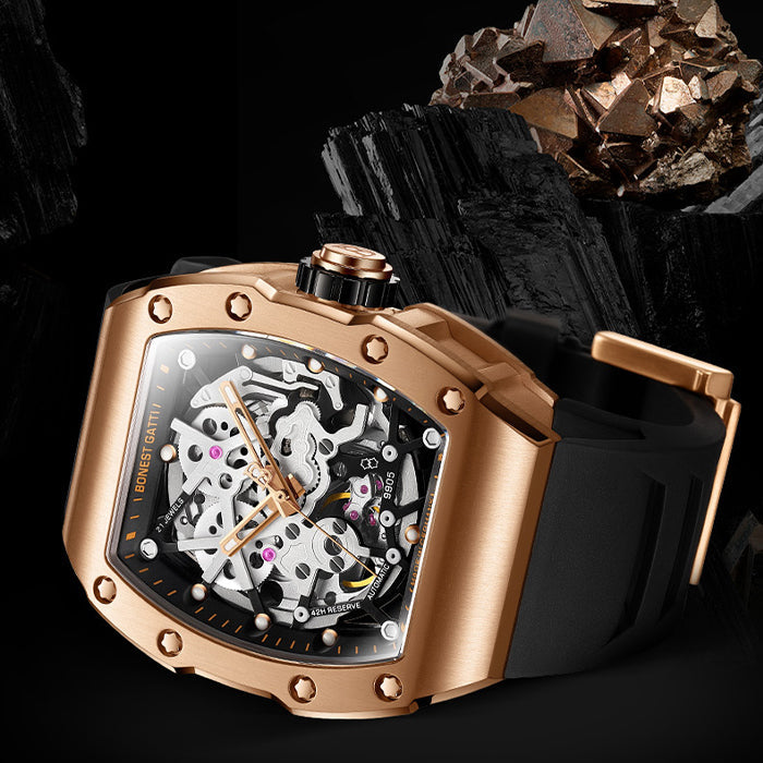 Mont Calibre  Rose Gold Extreme Series Automatic Watch